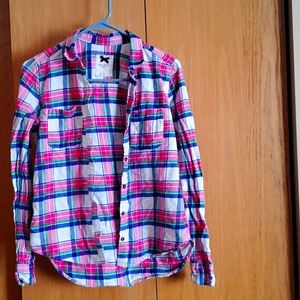 Long sleeve plaid shirt